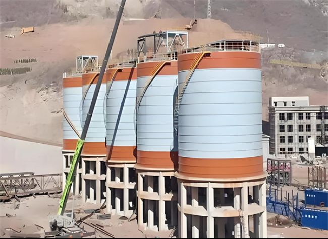 东至高架钢板仓